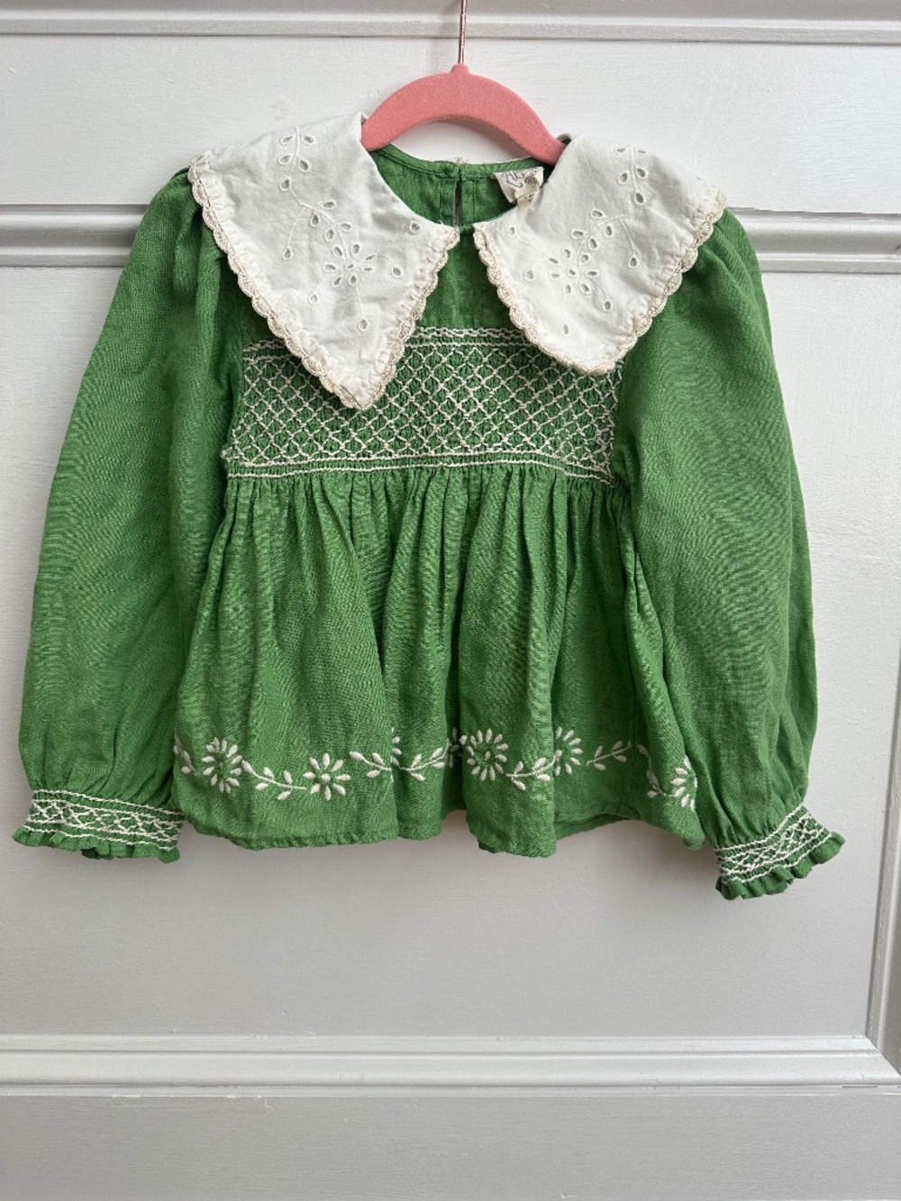 Apolina Cornelia Blouse - Retro Green